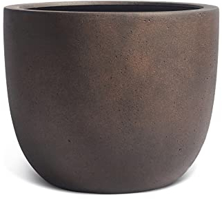 ESCHBACH® Pflanzkübel Egg Pot 40 Rost Braun Rund * 36 x 36 x 31 cm * 10 Jahre Garantie