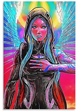 Borderlands Game Character Leinwand-Kunst-Poster und Wand-Kunstdruck, modernes Familienschlafzimmerdekor, 20 x 30 cm