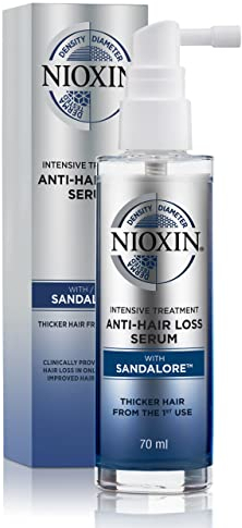 NIOXIN Anti-Hair Loss Serum (70 ml) – Leave In Haarpflege gegen Haarausfall – Haarserum gegen sichtbaren Haarausfall bei fortgeschrittener Ausdünnung für voller aussehendes Haar
