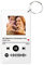 Porte-clés personnalisé en verre de Spotify Personnalisé Musique Plaque de photo de code Spotify Numérisable Porte-clés personnalisé Cadeau pour mariée, petite amie, votre mère