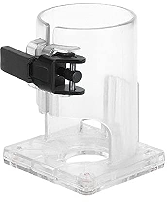 Holzbearbeitung Trimmer Oberfräse transparente Kunststoffbasis Elektrowerkzeug Schutzschild Zubehör Basis (Schnellverschluss)
