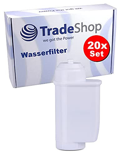 20x Trade-Shop Wasserfilter/Filterpatrone für Siemens EQ.6 plus extraKlasse TE653F08DE TE657F03DE TE657F09DE EQ.7 TE717209RW TE716211RW TE712201RW