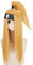 Anime Coser pruik Anime Deidara Cosplay Gelb langes Perücke Hitzebeständige Faserhaar + Perücke Kappe + Stirnband Party Requisiten Männer Rollenspiel Frauen