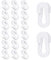 Clip per Reti da Calcio, Clip per Porte di Calcio Fermagli Pinze Ganci in Plastica Accessori per Sport all'Aria Aperta, Reti da Golf da Tennis, Bianco, 20 Pezzi