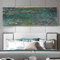 Seerosen von Claude Leinwandbild XXL - Monet Berühmte Leinwand-Wandkunst, Poster und Drucke, impressionistische Kunstbilder, Wanddekoration, 70 x 210 cm, rahmenlos