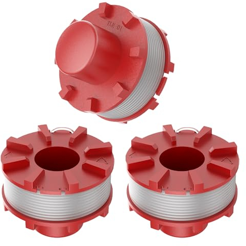 XIJIANG Lot de 3 Bobines de Fil de Débroussailleuse 3405096 Compatibles avec Einhell Coupe-Bordures sans Fil GE-CT 36/30 Li E Solo,GP-CT 36/35 Li BL, AGILLO