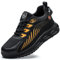 Scarpe da Lavoro Donna Comodo Scarpe Antinfortunistiche Uomo Cucina Scarpe da Trekking Nero Arancione 46EU