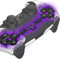 eXtremeRate Face Buttons Clicky Kit kompatibel mit ps5 Edge Controller, Custom Taktile D-Pad & ABXY Aktionstasten Mausklick Upgrade Clicky Flexkabel Kit für Edge Controller