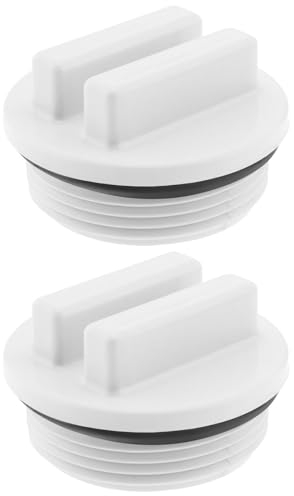 LT Easiyl 2 Pièces 1,5 Pouces Bouchon de Vidange de Filtre de Piscine Bouchon de Retour d'hiver Bouchon de Buse de Piscine avec Joint Torique pour Arrêter Les Problèmes de Fuite et de débordement