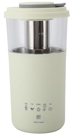 HEEPDD Bollitore Elettrico da Viaggio da 300 W Bollitore Veloce 350 Ml Mini Bollitore Portatile per caffè Bollitore per Schiuma di Latte Bollitore Veloce per Acqua Personale Beige