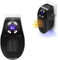 Mini Heater, Adjustable thermostat, 12 Hour Timer & LED Display, 2 Fan Speeds- Black