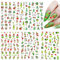 Zueyen 6 Blatt Nagelsticker Weihnachten, Grinch Nail nagelsticker Sticker, Weihnachtsmann Nagelaufkleber, Nail Art Stickers, Grinch Deko Weihnachtssticker Nägel A