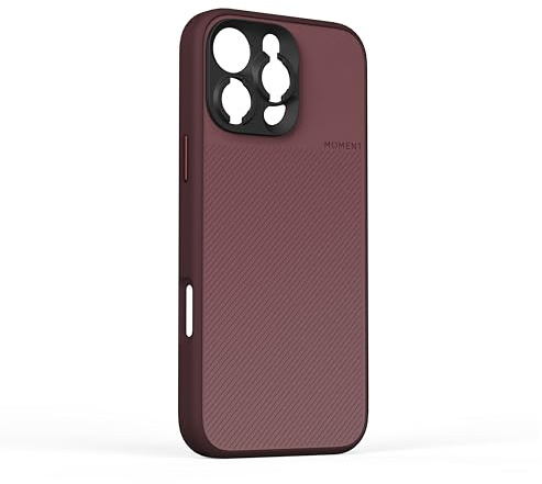 MOMENT Case für iPhone 16 Pro Max | MagSafe-kompatibel | kompatibel mit QuickLock-Filter und T-Serie-Objektive | Red Clay