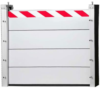 Hochwasserschutz Barriere Tur, Hochwasserschutz Barriere Mobil, Hochwasserschutz Barriere Kellerfenster, Aluminiumlegierung Hochwasserschutz Barriere Auf Türen HXQSL(100x120cm)