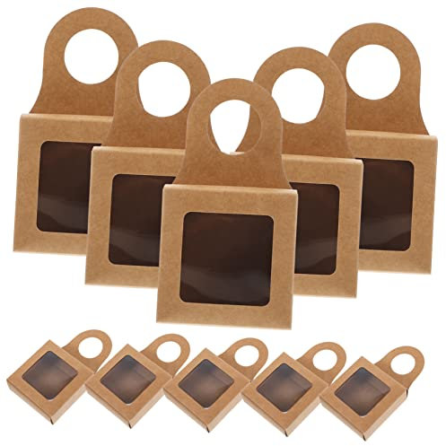 Ciieeo 25pièces Boîte Cadeau pour Bouteille De Vin Coffret à Vin Rétro Boîte Emballage pour Bouteille De Rouge Décoration pour De