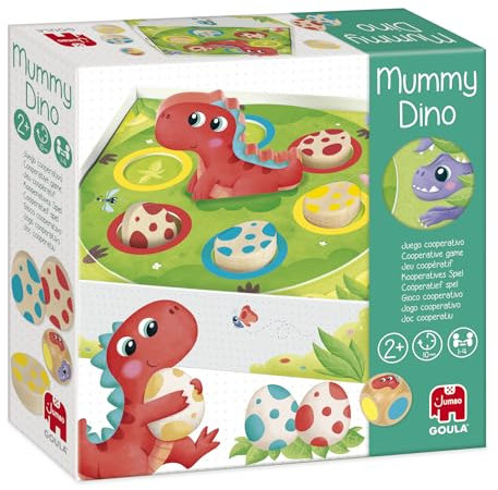 Goula - Mummy Dino, Juego de Mesa para niños, +2 años +2 Jugadores