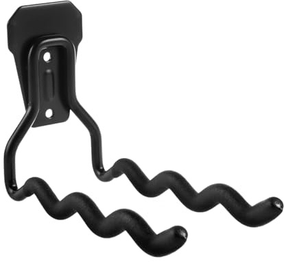 Maclean Wandhalterung | Universalhalter für Räder Fahrrad Leitern Gartenschläuche Werkzeuge | Werkzeughaken aus Stahl für Garage Werkstatt Keller | Tragkraft 30 kg | Gummierte Oberfläche (1 Stück)
