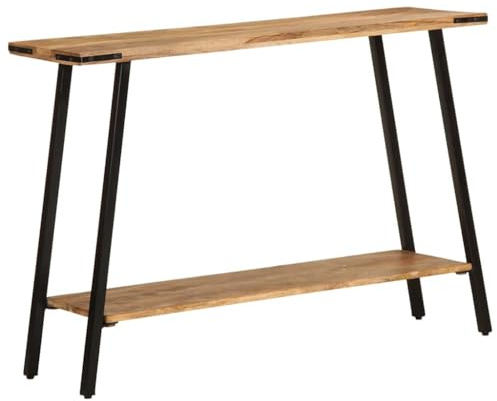vidaXL Console Table 110x30x75 cm Solid Wood Mango