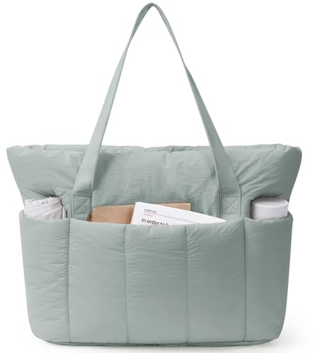 Narwey Handtasche Damen Shopper Tasche Groß, Leicht Damen Arbeitstasche Schultasche Schultertasche Lehrertasche, Tote Bag mit Vielen Fächern, Handbags for Women