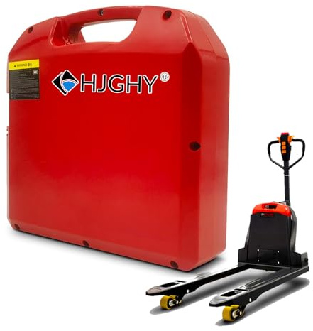 HJGHY 24v 20ah, 24V 20Ah 30Ah 40Ah 60Ah Akku für Elektrohubwagen, 48V 15Ah 20Ah 30Ah LiFePO4 Lithium-Eisenphosphat-Akku für Elektrogabelstapler