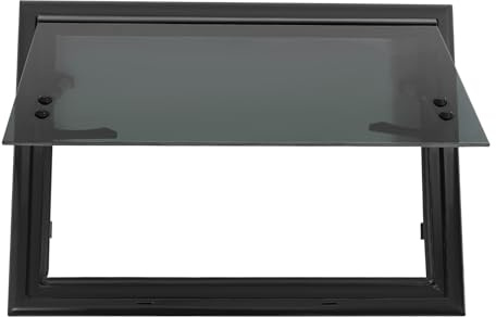 Ventana exterior rectangular para caravana Van Camper, ventana lateral con cremallera de 0 – 85°, ventana de exposición, ventana de autocaravana, con mosquitera y oscurecimiento, protección solar