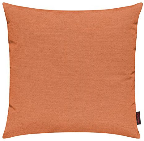 MAGMA Fino Kissenhülle ca. 50 x 50 cm hochwertig & knitterarm Farbe (42 Orange) 1 Stück