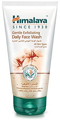 Himalaya Gentle Exfoliating Daily Face Wash with Herbal Actives Apricot, Neem, and Lemon | Cleanses Skin Effectively, Moisturizes, Exfoliates Gently, Suitable for all skin types -150ml