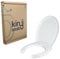 King Seat Toilette Consacré Abattant WC Personnes Handicapées Blanc Résine Ureica Thermodurcissable