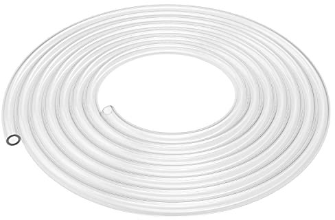 Labasics Tubo in Silicone, Naturale Puro per Uso Alimentare Adalta Temperatura, 9 mm OD 6 mm ID, Altamente Elastico e Resistente, 3 Metro