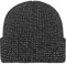 myrtle beach Reflective Winter Beanie - Strickmütze mit reflektierenden Akzenten | Farbe: black | Grösse: one size