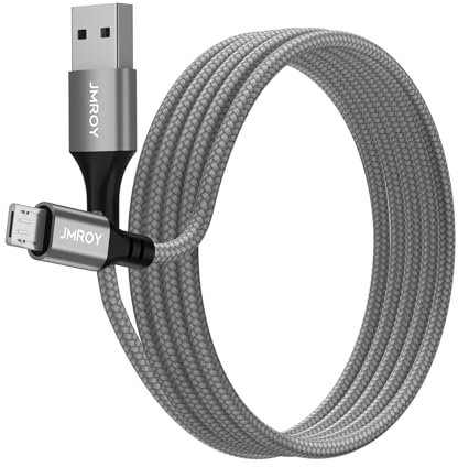 Kindle Charger Cable, Nylon Braided Micro USB Cable for Samsung Galaxy S7 Edge S6 S5 J7 J5 J6 J3 Note A6 A10, LG, Kindle, Xbox, PS4, Tablets, Nexus