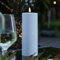 MARELIDA LED Kerze Outdoor DELUXE Homeart mit realistischer 3D Flamme Stumpenkerze Kunststoff für Innen/Außen weiß (D: 7,5cm - H: 20cm)