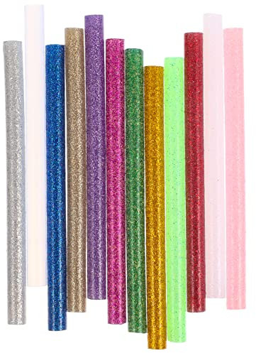DIYEAH Kit Per Il Fai Da Te - 130 Stick Di Colla A Caldo Stick Di Colla Per Lavori Artigianali Colla Per Sigillare Colla Glitterata Stick Di Colla Fosforescente