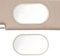 Sonnenblende Spiegel Auto – 6,5×11 cm Edelstahl Kosmetikspiegel – Befestigung mit Rückenkleber für Make-up unterwegs