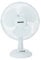 GEEPAS 12 Table Fan | Electric Portable Worktop Desk Fan with 3 Speeds 3 Blades, Adjustable Tilt Wide Angled Oscillation | Powerful Cooling Airflow for Home Office | 1 Year Warranty, White 35W