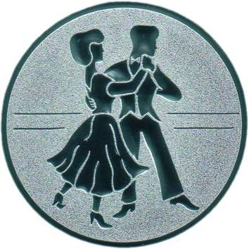 FABRIKSTORES GmbH Pokal Emblem Tanzen - 50 mm/Silber
