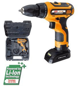 Perceuse visseuse à batterie au Lithium LI-TECH Compact 218 2 batteries 18 V