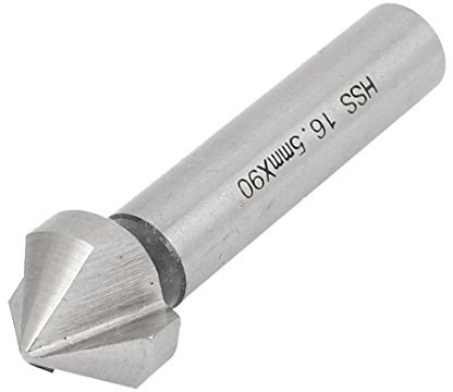 sourcing map Hss 165 X 10 Mm 90° Fraisage Fraise À Chanfreiner-Coupe-Fraises