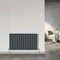 NRG Modern Horizontal Flat Panel Column Designer Radiator 600x1020mm Central Heating Anthracite Single