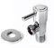 Xcel Home Valve SVALVE Stop Isolierventil für muslimische Shattaf-Dusche EIN-/Aus-Wasserhahn WC Bidet Spray verchromt Einhebel Winkel, Silber