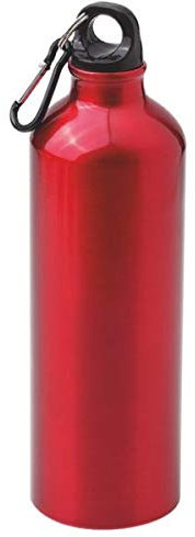 WALTER Borraccia in Alluminio Modello Super (Rosso)