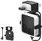 UIQELYS Outlet Wall Mount Stand for Blink Sync Module, Bracket Holder for Blink Sync Module 2, Outdoor and Indoor Home Security Camera with Easy Mount and No Messy Wires or Screws (1Pack Black)