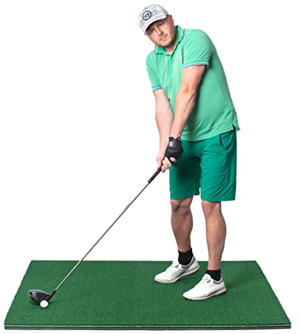 Golf Driving Range Practice Mat 1515 Golf Exercise Artificial Grass (150x150 cm)