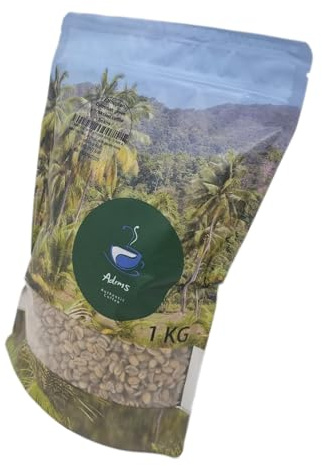 Adems Djimmah Ethiopian green coffee beans premium unroasted beans for home and business roasting 1 kg (Djimmah)