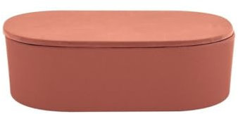 Spirella Boite à Cotons Fibres de Bambou Takeo Terracotta