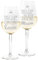 Colorfamily Coppia Calici Personalizzati Set da 2 calici il Suo Compleanno ma Bevo anch'io Personalizzabili con Nome Matrimonio Fidanzamento - Bicchiere in Vetro 500 ml