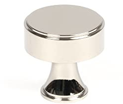 From the Anvil Polished Nickel Scully Cabinet Knob - 25mm