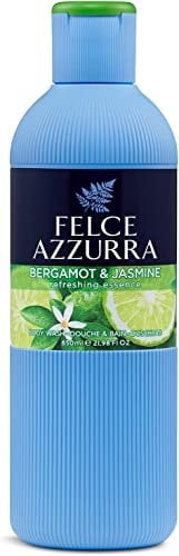 6x Paglieri Felce Azzurra Fresco Bergamotte und Zedernblüte Duschgel unverwechselbares Parfüm spendet der Haut Feuchtigkeit - 650 ml + Italian Gourmet polpa 400g
