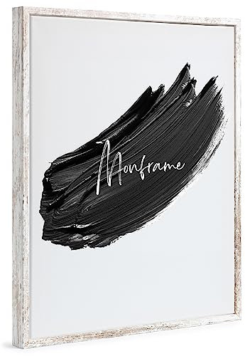 Monframe Schattenfugenrahmen - 60x70 cm - Vintage - für Leinwandbilder auf Keilrahmen - Leerrahmen ohne Glas und Rückwand
