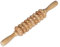 Relaxdays 9 x Massage Roller Holz, Massagestab mit 2 Griffen, manuelles Massagegerät für Rücken, Nacken, Arme & Beine, Natur
